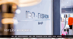 Desktop Screenshot of ibo-fashion.de