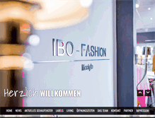 Tablet Screenshot of ibo-fashion.de